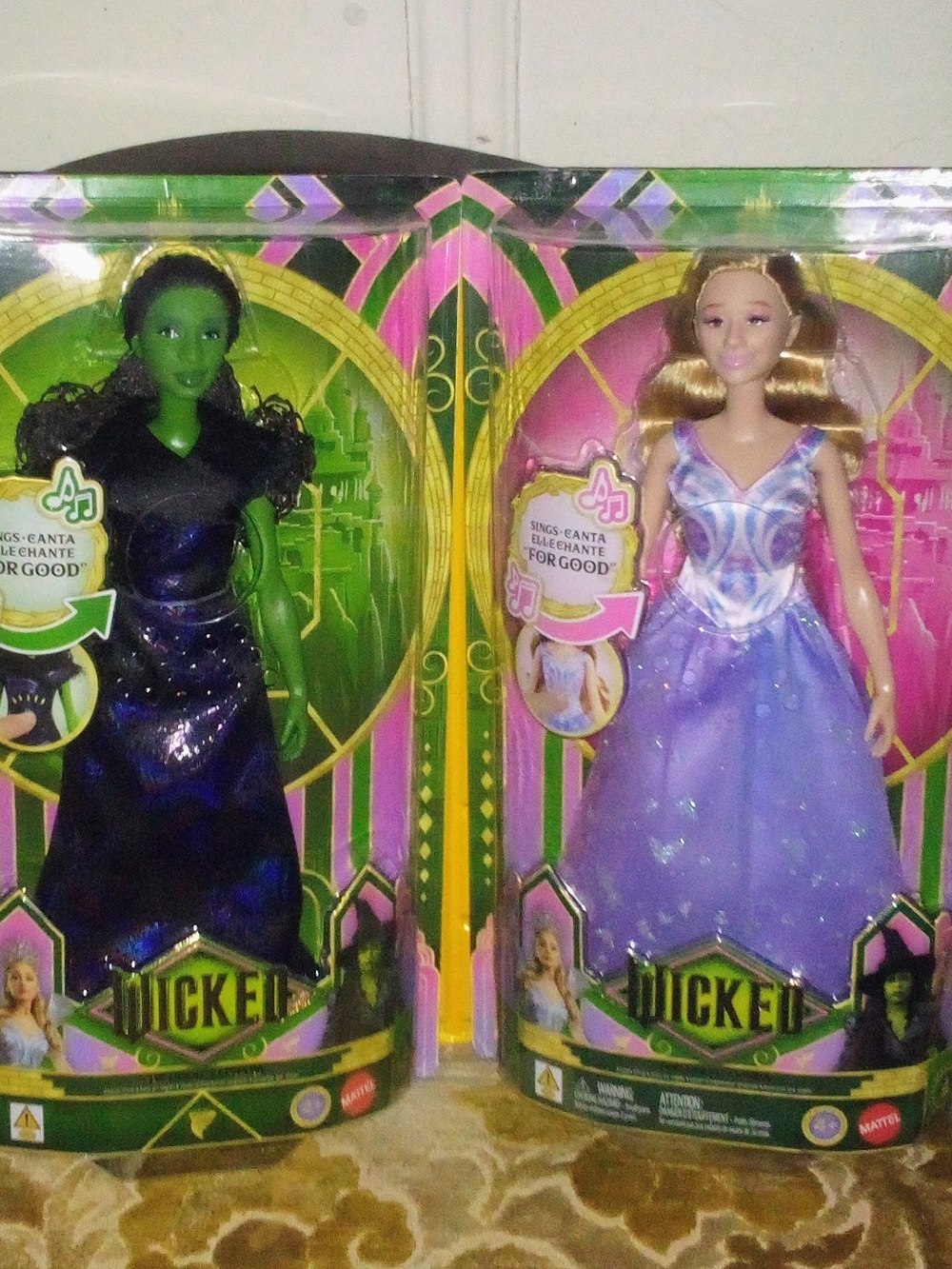 Wicked "For Good" Part 2 Singing Elphaba Glinda Mattel Barbie Doll Wizard of Oz - Picture 2 of 15